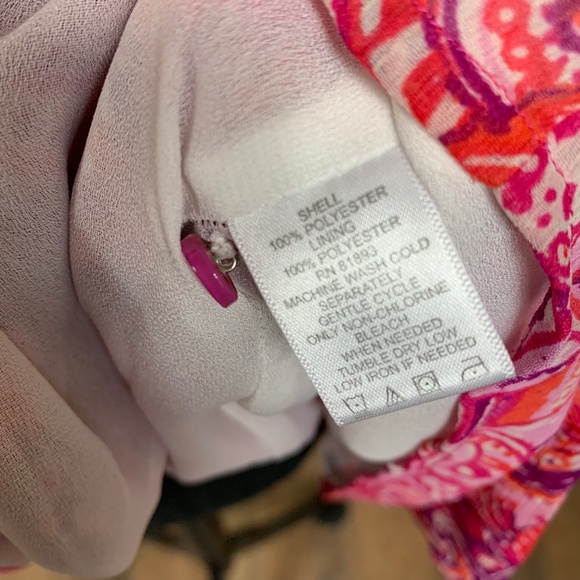 Liz Claiborne Paisley button blouse - Picture 8 of 8